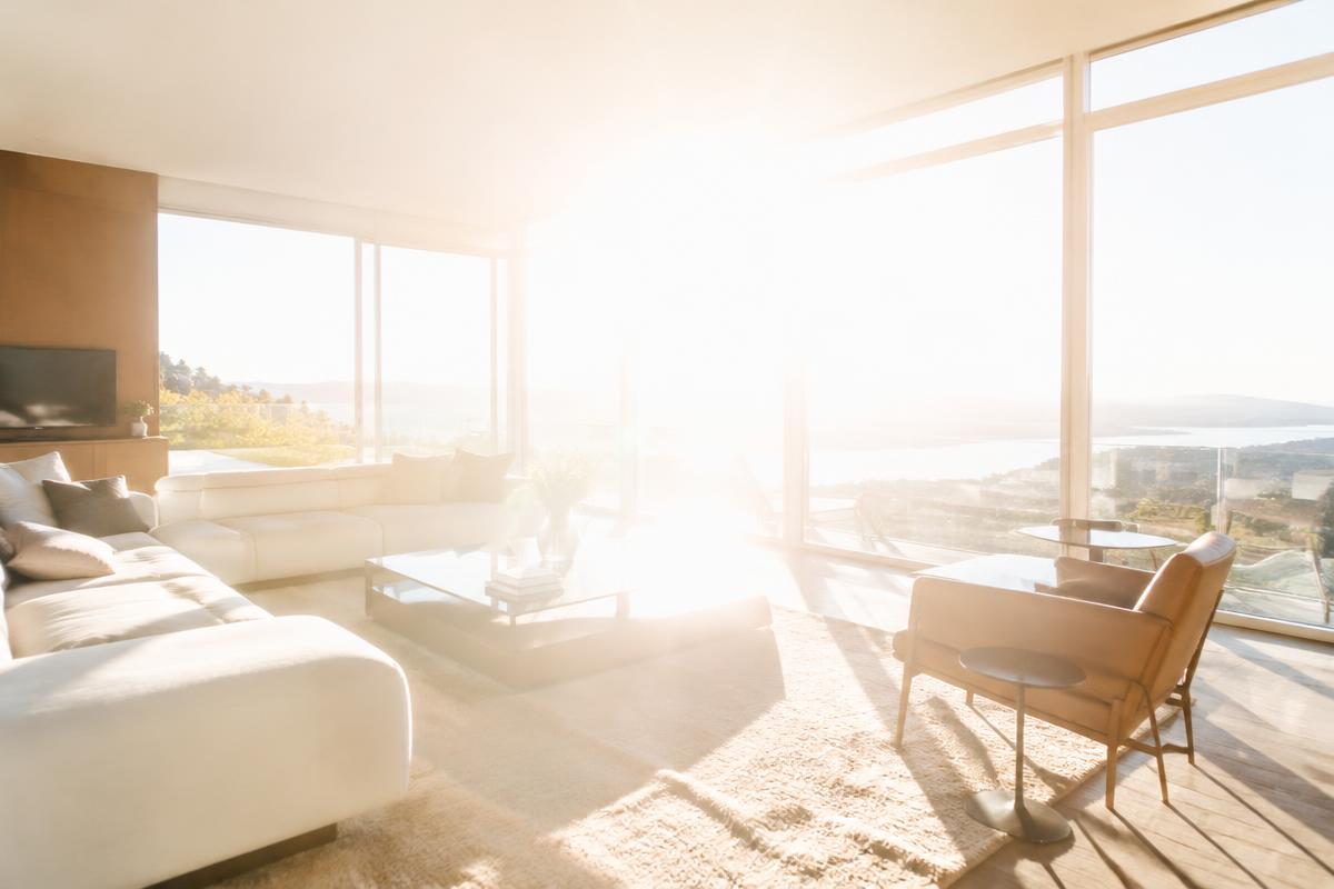 Glass before Solar Control Film
